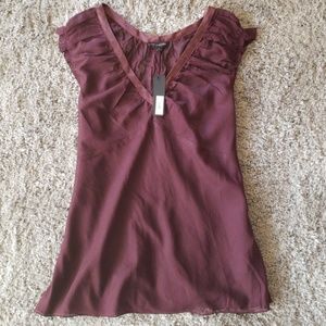 The Limited Dark Purple blouse